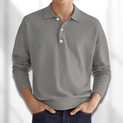 Herrens Polohemd Modern Design Mjuk Tyg 3