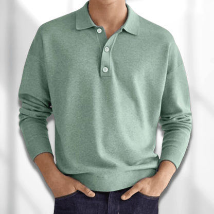 Herrens Polohemd Modern Design Mjuk Tyg 5