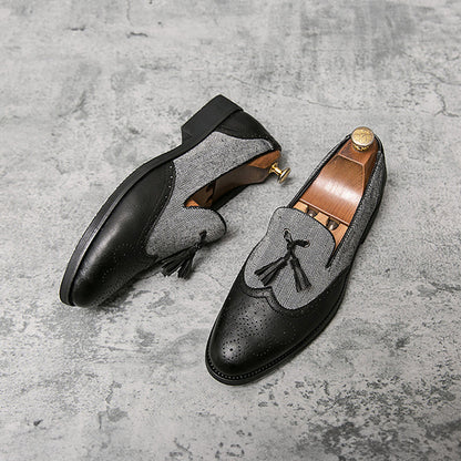 Herrens Retro Loafers Stiliga 1