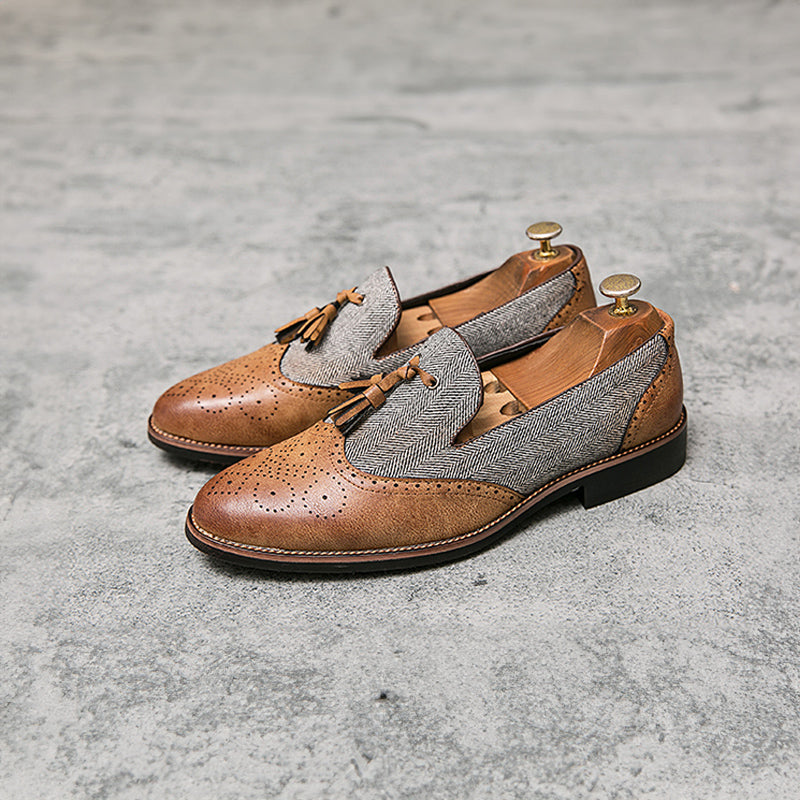Herrens Retro Loafers Stiliga 2