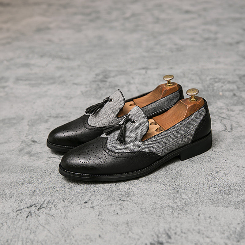 Herrens Retro Loafers Stiliga 3