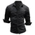 Herrens Retro Skjorta Denim Button-Down 6
