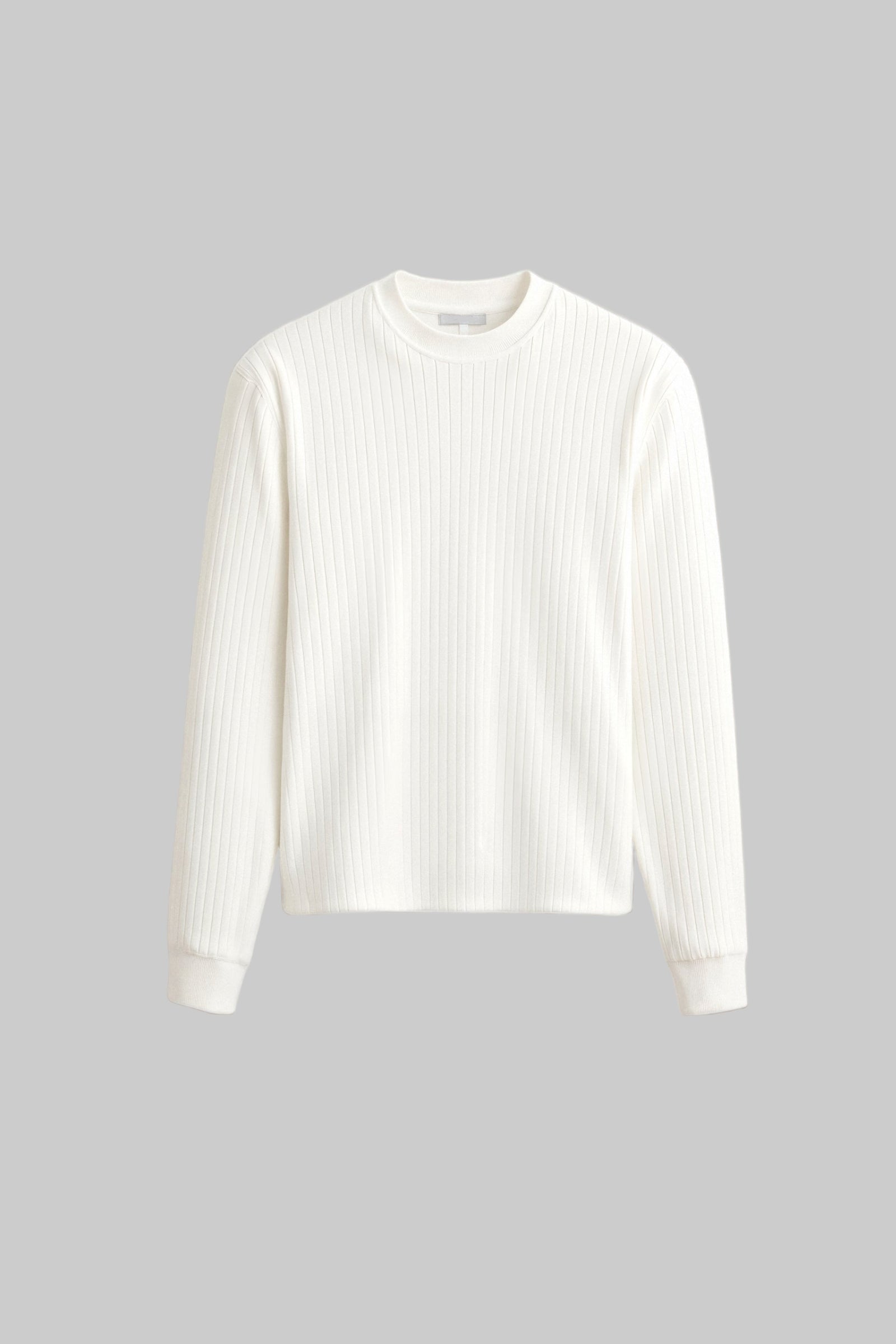 Herrens Ribbad Stickad Tröja Klassisk Stil 0