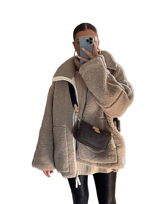 Herrens Sherpa Jacka Urban Stil 0