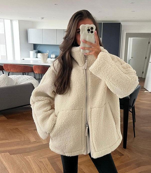 Herrens Sherpa Jacka Urban Stil 1
