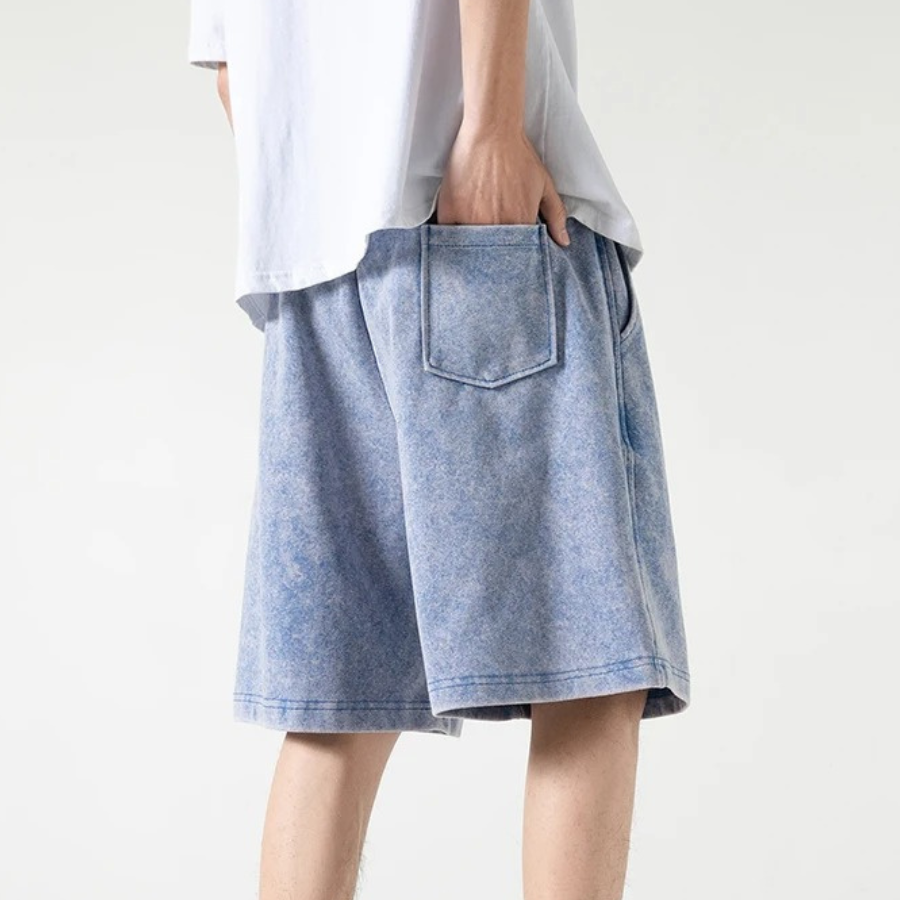 Herrens Shorts med Dragsko i 100% Bomull 1