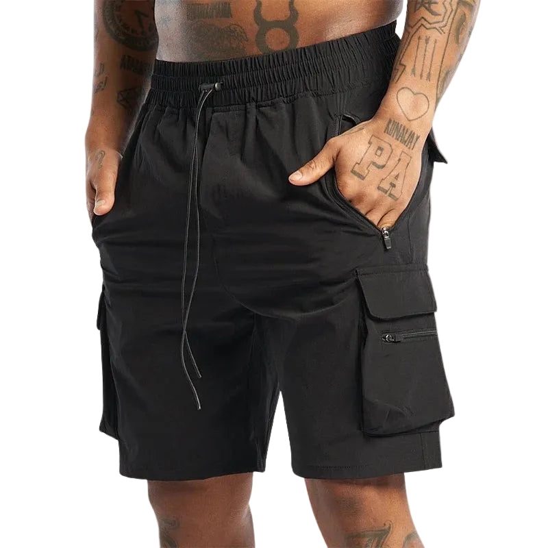 Herrens Shorts med Lastfickor och Avslappnad Passform 0