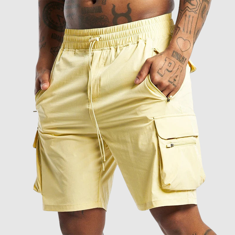 Herrens Shorts med Lastfickor och Avslappnad Passform 1