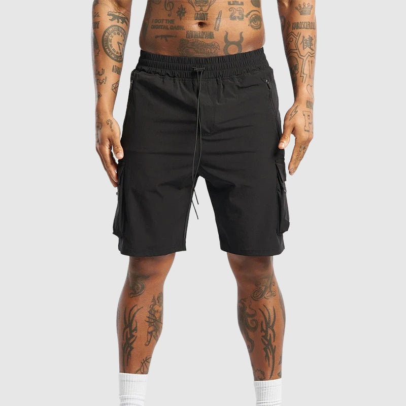 Herrens Shorts med Lastfickor och Avslappnad Passform 2