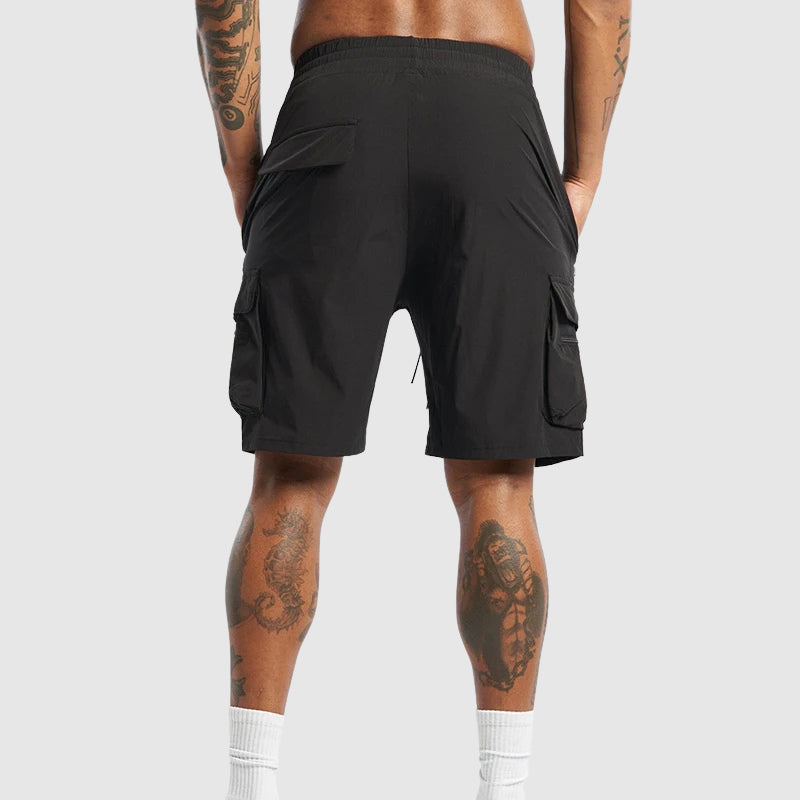 Herrens Shorts med Lastfickor och Avslappnad Passform 4