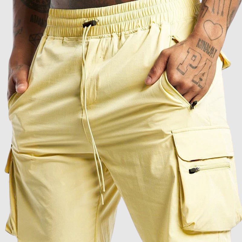 Herrens Shorts med Lastfickor och Avslappnad Passform 5