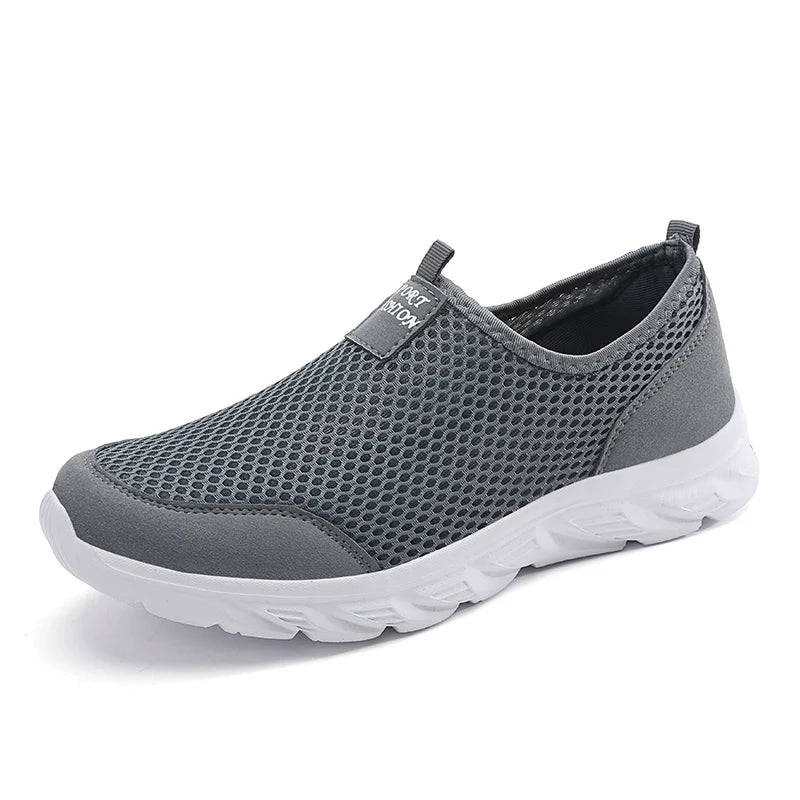 Herrens Sneakers Slip-On Andningsbara Material för Vardag och Utomhusbruk 5