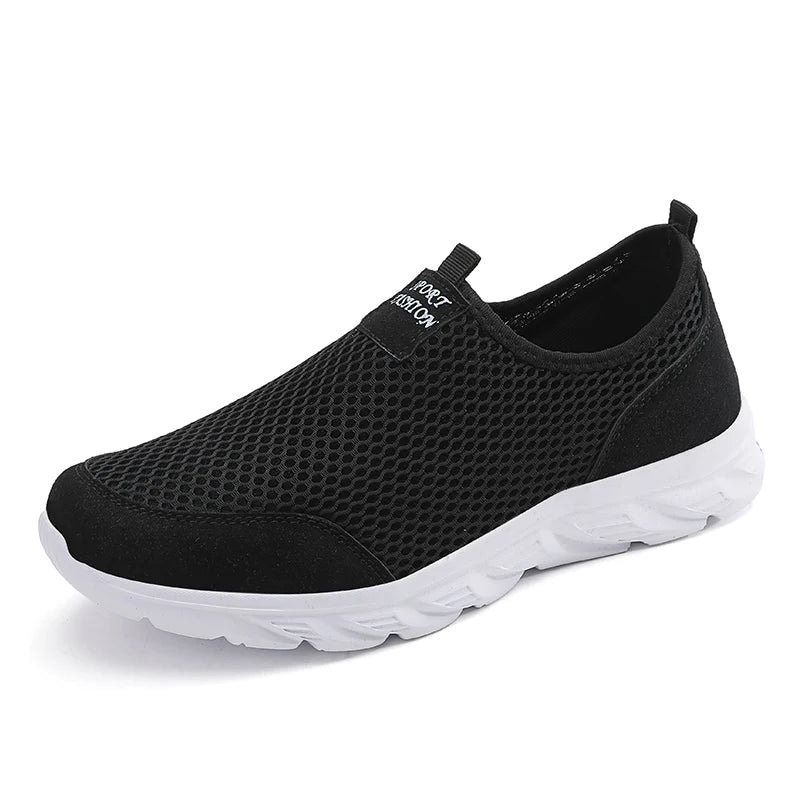 Herrens Sneakers Slip-On Andningsbara Material för Vardag och Utomhusbruk 7