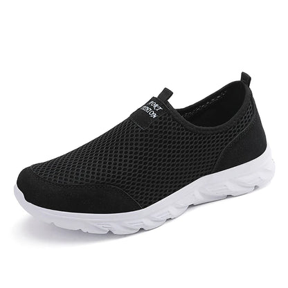 Herrens Sneakers Slip-On Andningsbara Material för Vardag och Utomhusbruk 7