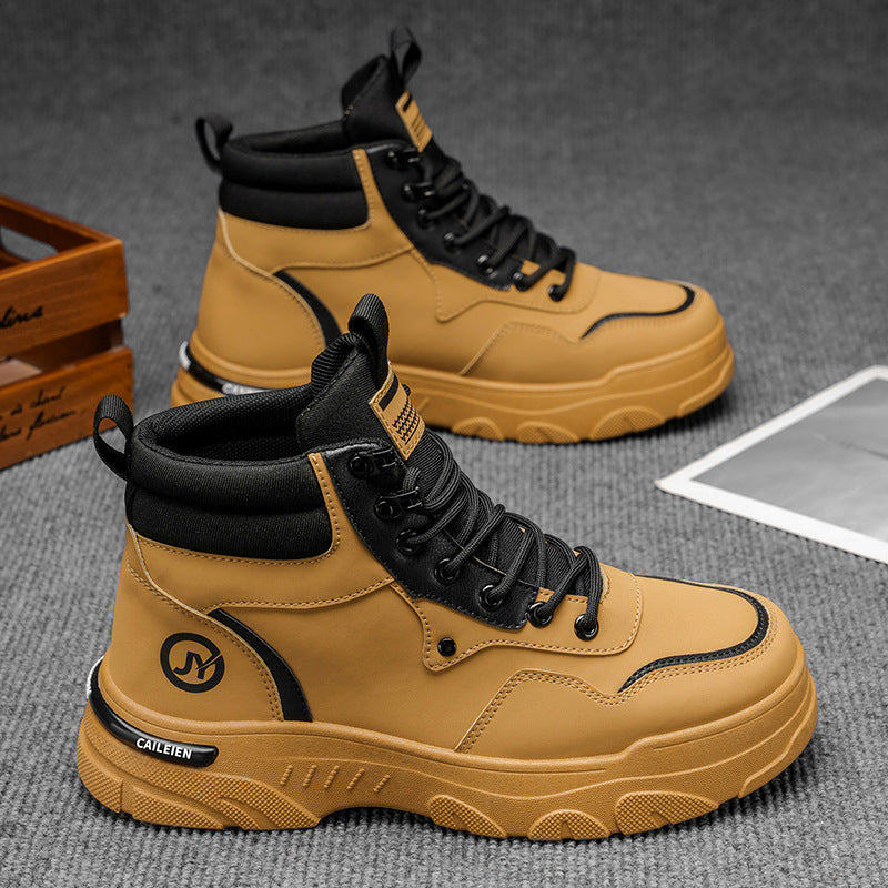 Herrens Sneakerstövlar Höga Skaft 1