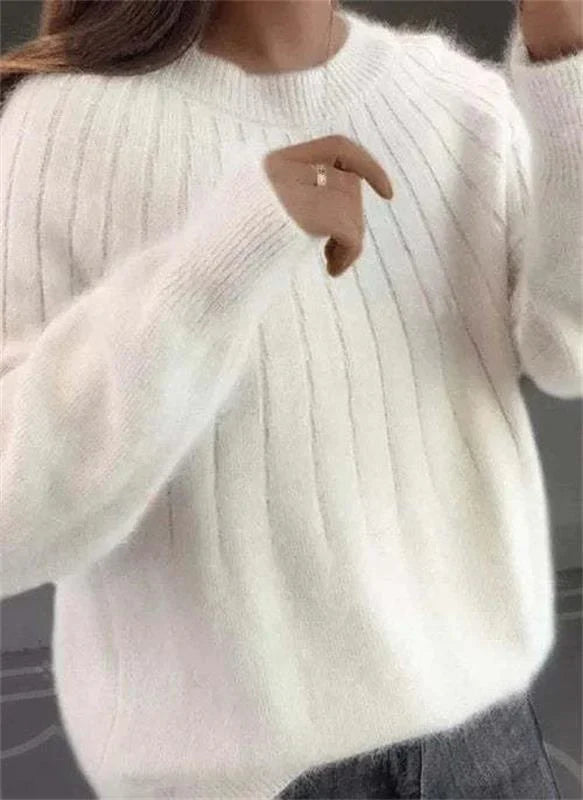 Herrens Stickad Pullover Kaschmir Casual 4