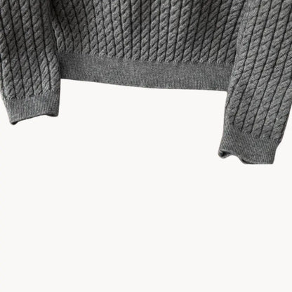 Herrens Stickad Tröja Crewneck 3