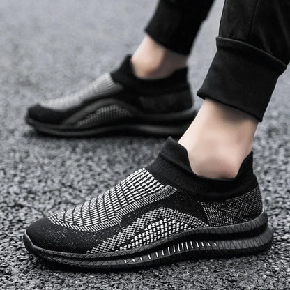 Herrens Vandringsskor Lätta Andningsbara Slip-on 4