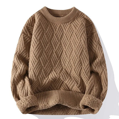 Herrens Vintage Genser med Rund Hals 4