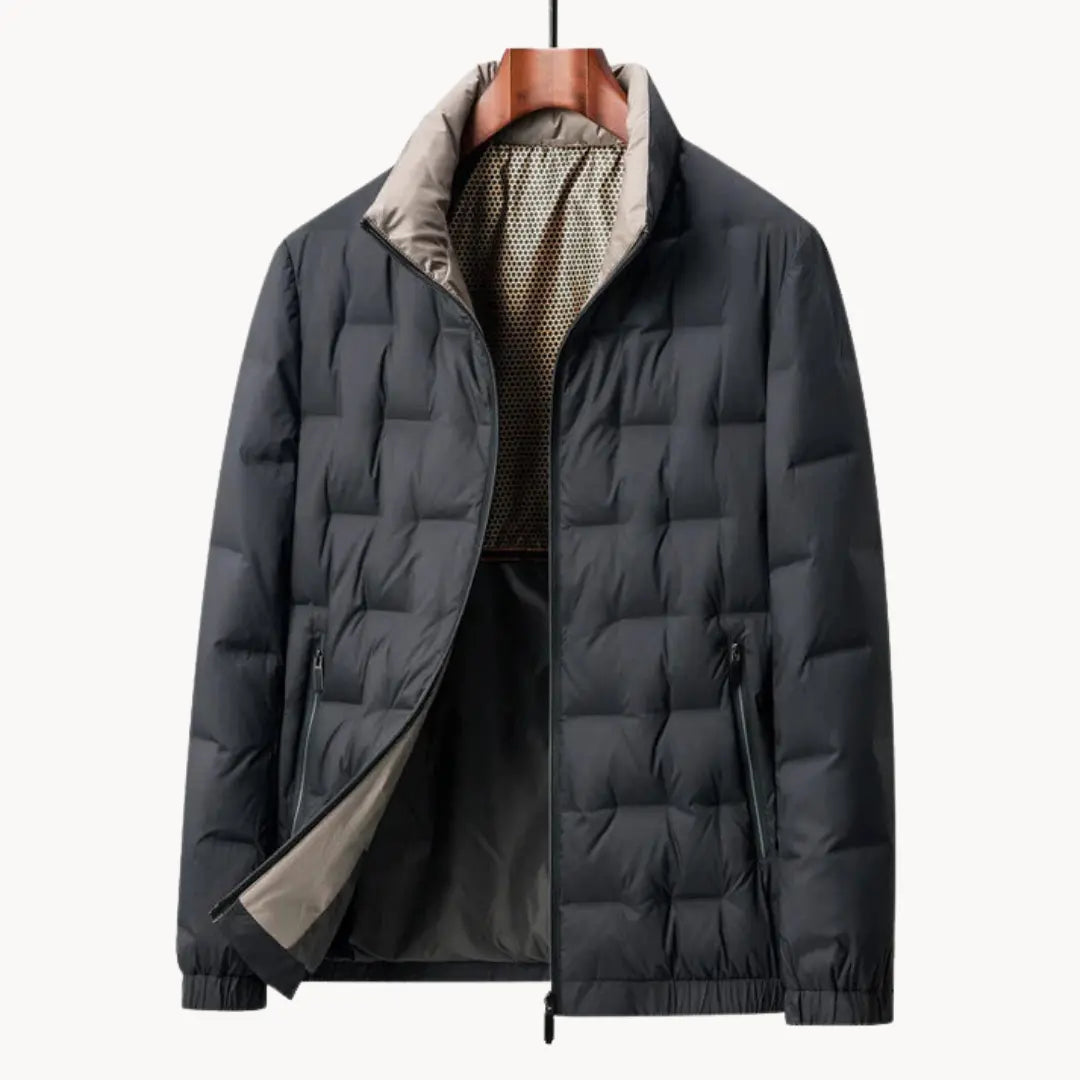 Herrjacka Allvädersjacka med Minimalistisk Design 10