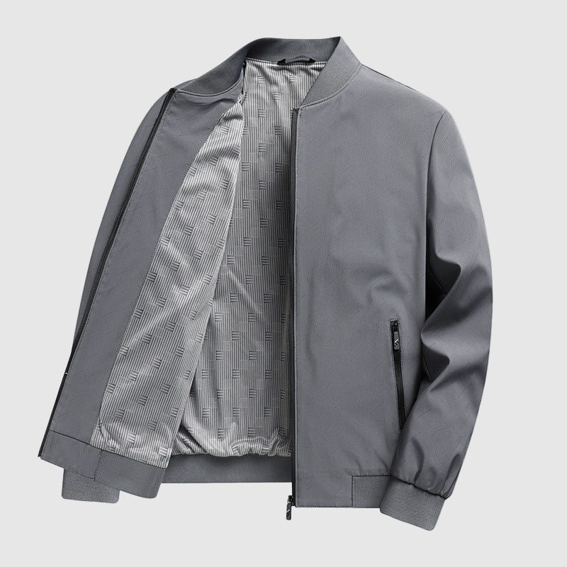 Herrjacka Bomberjacka Modern Design med Dragkedja 3