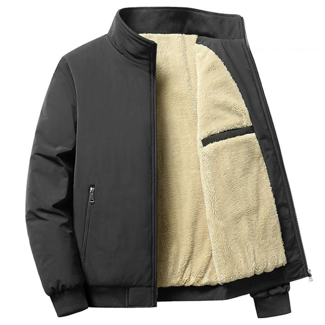 Herrjacka Fleece Dubbelt Material 0