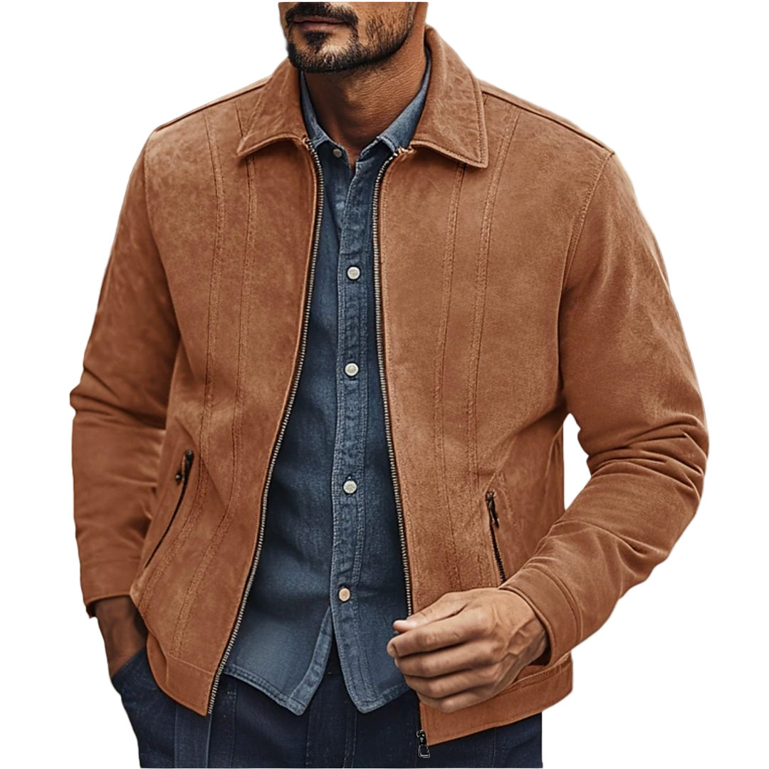 Herrjacka Mocka Unik Design för Avslappnade och Formella Tillfällen 0