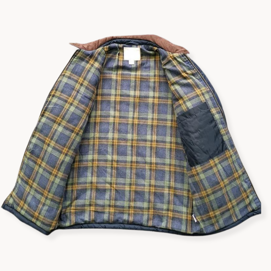 Herrjacka Quiltad Modern Design för Hösten 2