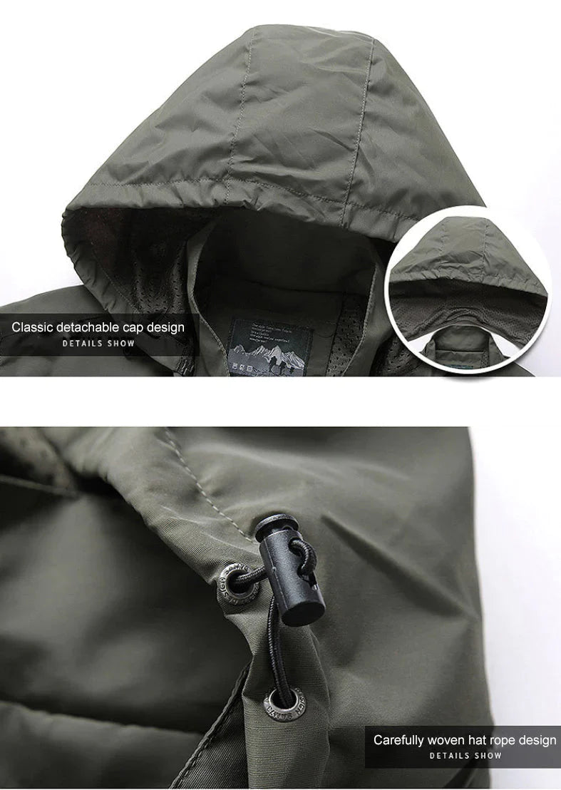 Herrjacka Softshell Modern Design för Utomhusaktiviteter 4