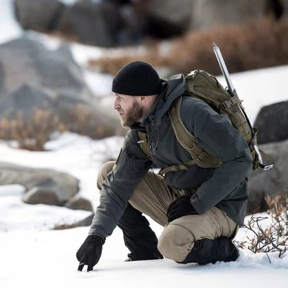 Herrjacka Vinter Fleece Vattentålig för Utomhusaktiviteter 1