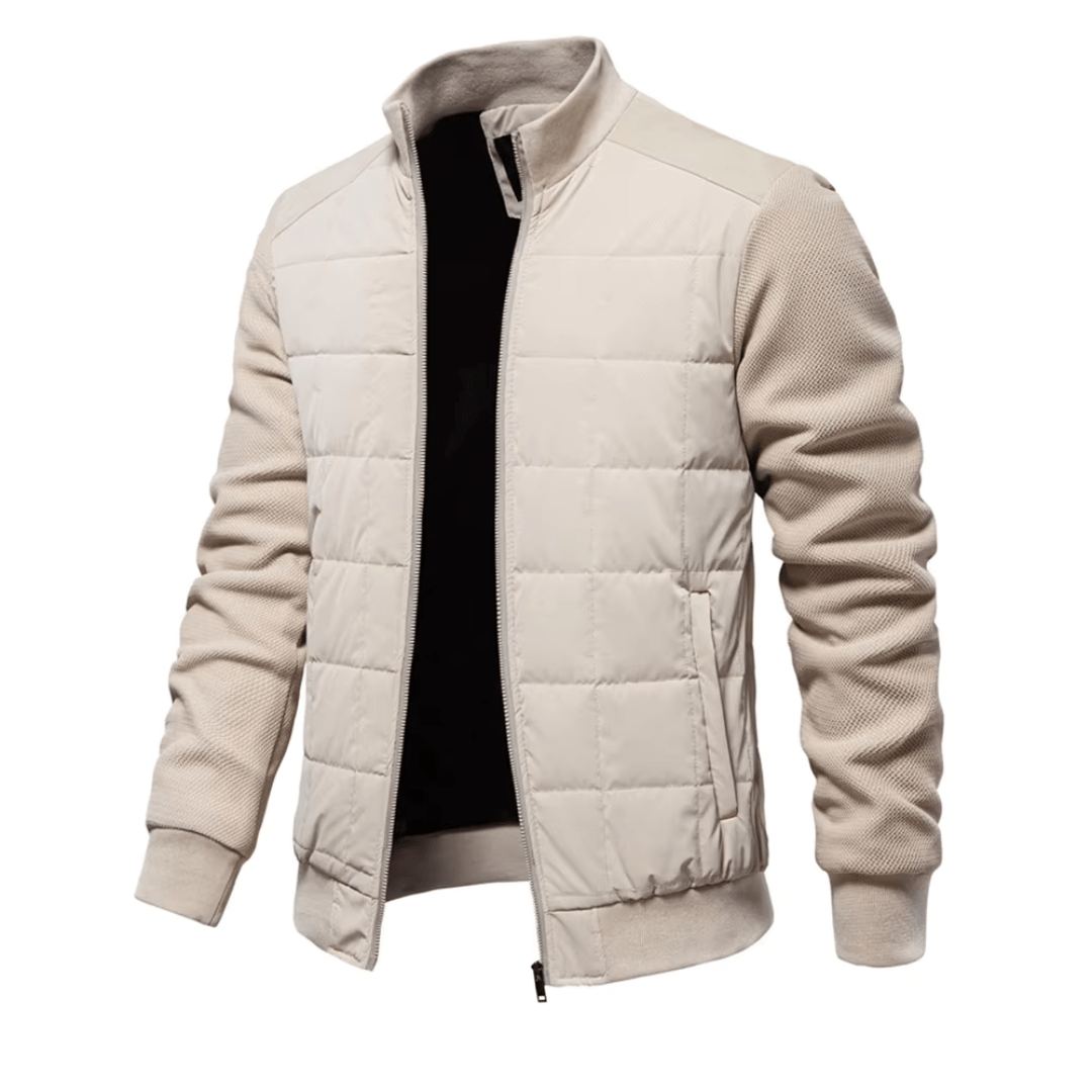 Herrjacka Vinter Klassisk Kviltad Design 2