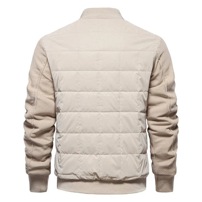 Herrjacka Vinter Klassisk Kviltad Design 3