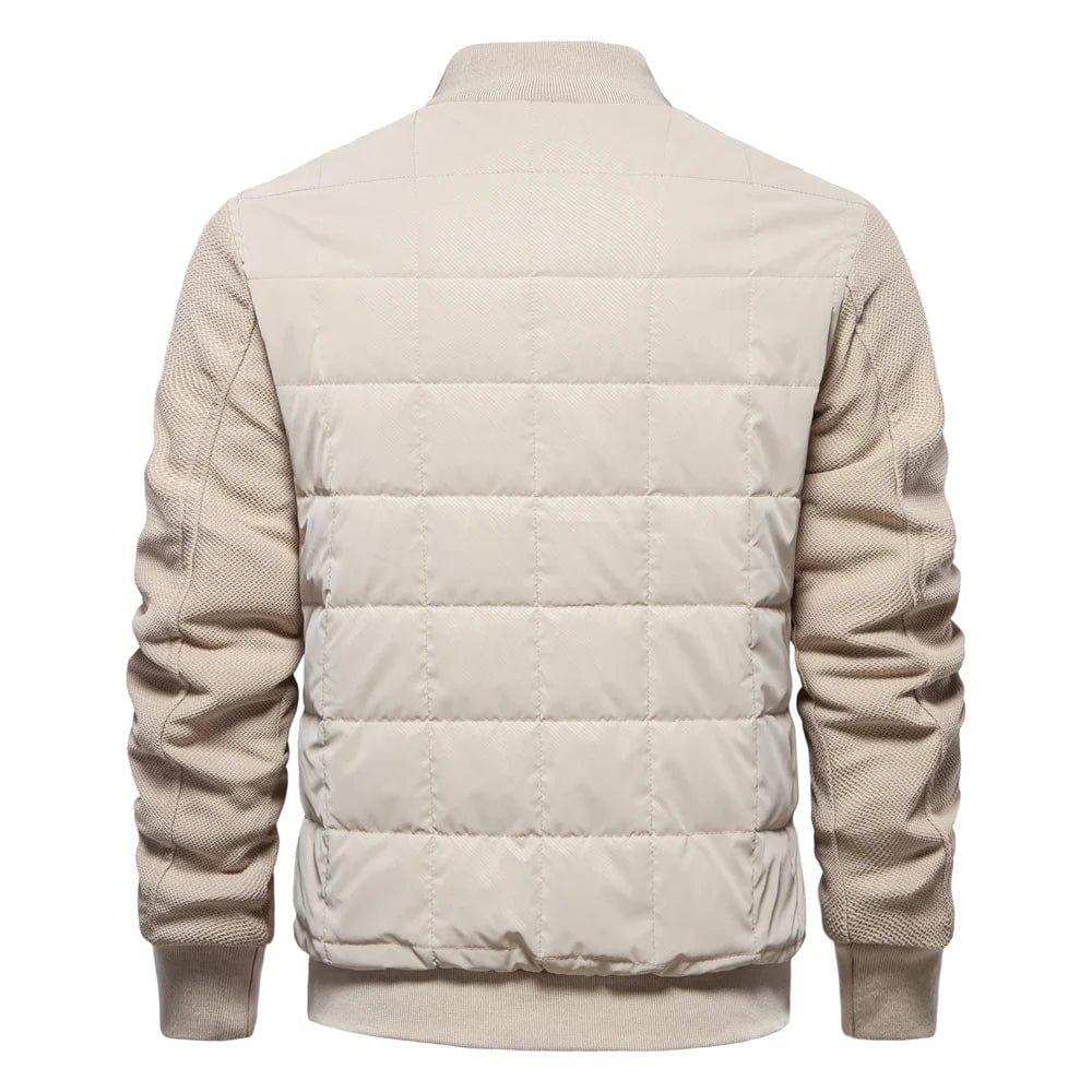 Herrjacka Vinter Klassisk Kviltad Design 3