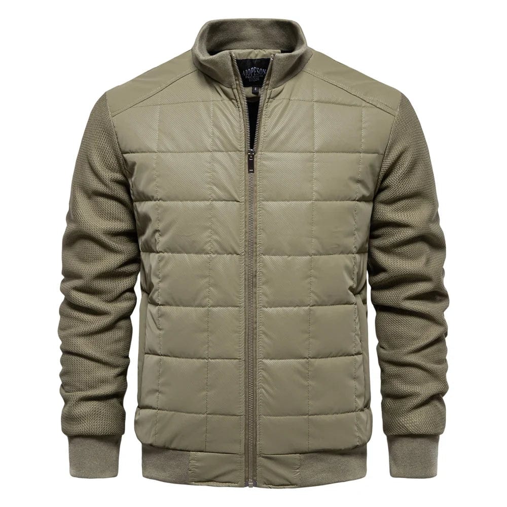 Herrjacka Vinter Klassisk Kviltad Design 6