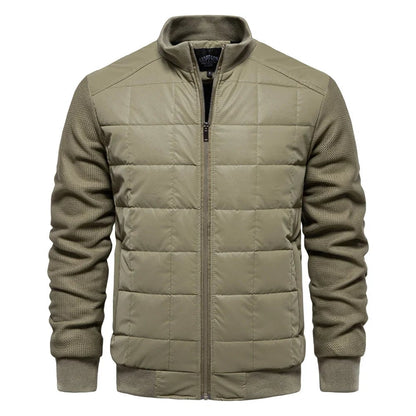 Herrjacka Vinter Klassisk Kviltad Design 6
