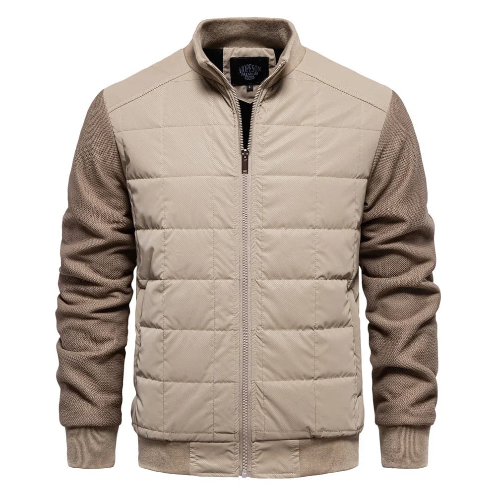Herrjacka Vinter Klassisk Kviltad Design 7