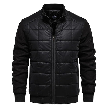 Herrjacka Vinter Klassisk Kviltad Design 9