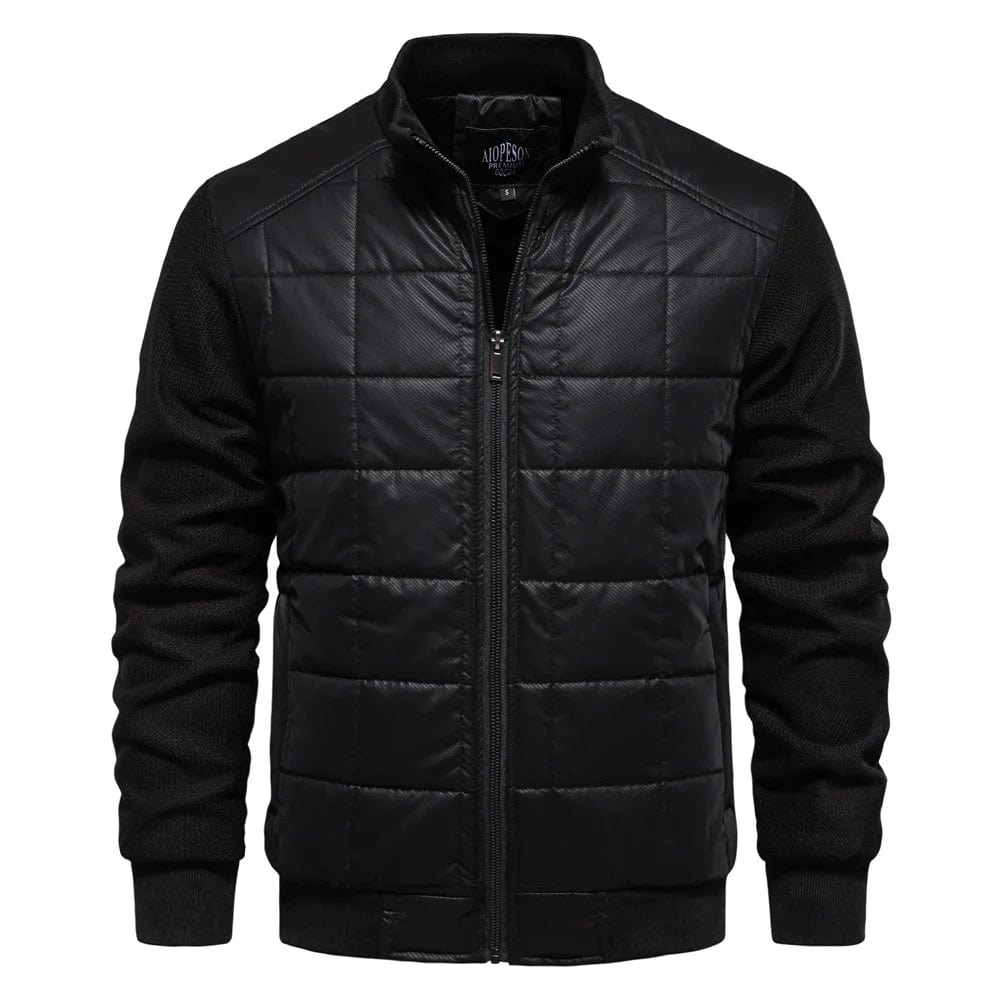 Herrjacka Vinter Klassisk Kviltad Design 9