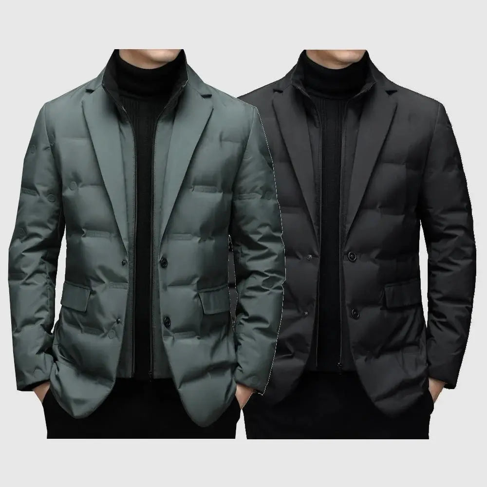 Herrjacka Vinter Modern Design med Vattenavvisande Yta och Funktionella Fickor 2