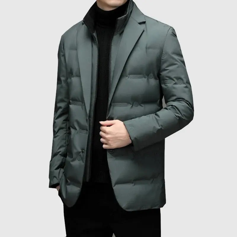 Herrjacka Vinter Modern Design med Vattenavvisande Yta och Funktionella Fickor 3