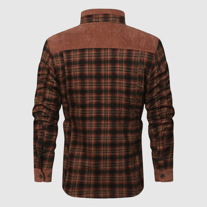 Herrjacka Vinter Pläddesign med Sherpa Foder 5