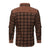 Herrjacka Vinter Rutig Sherpa Fodrad Flanell Casual Bomberjacka 1