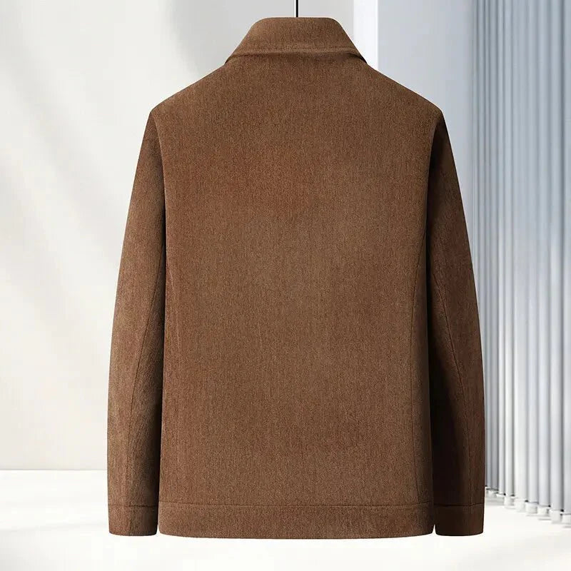 Herrjacka mellanlängd med tidlös design 1