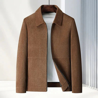 Herrjacka mellanlängd med tidlös design 5