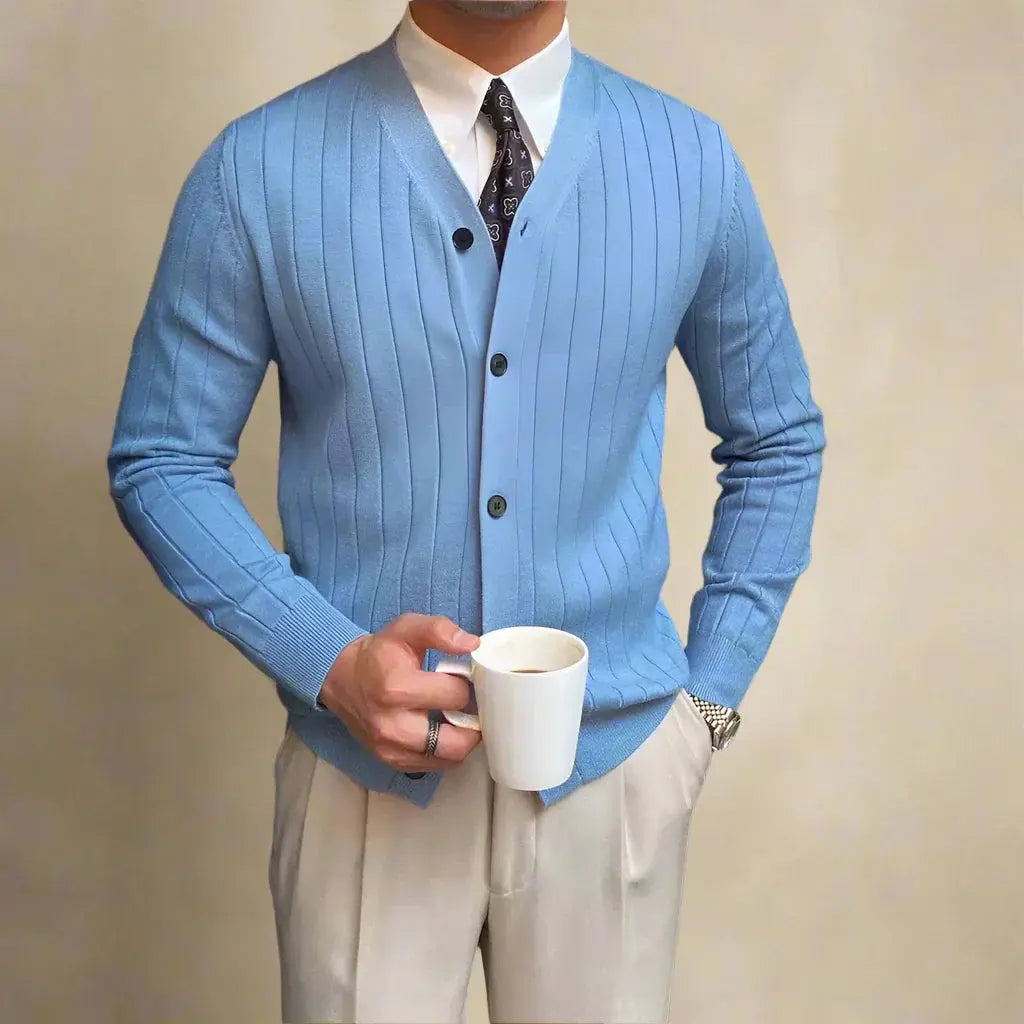 Herrkofta Klassisk Italiensk Design Figurnära Stil 3