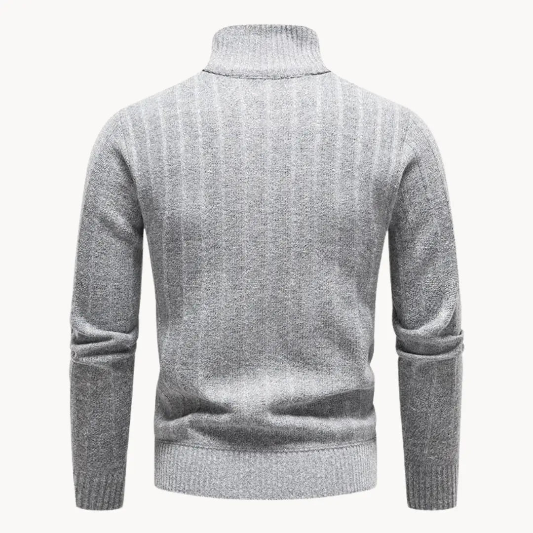 Herrkvartströja med Dragkedja Modern Stil 2