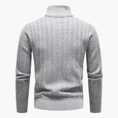 Herrkvartströja med Dragkedja Modern Stil 2