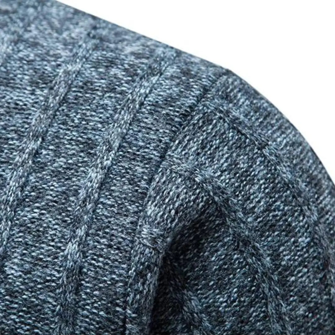 Herrkvartströja med Dragkedja Modern Stil 3