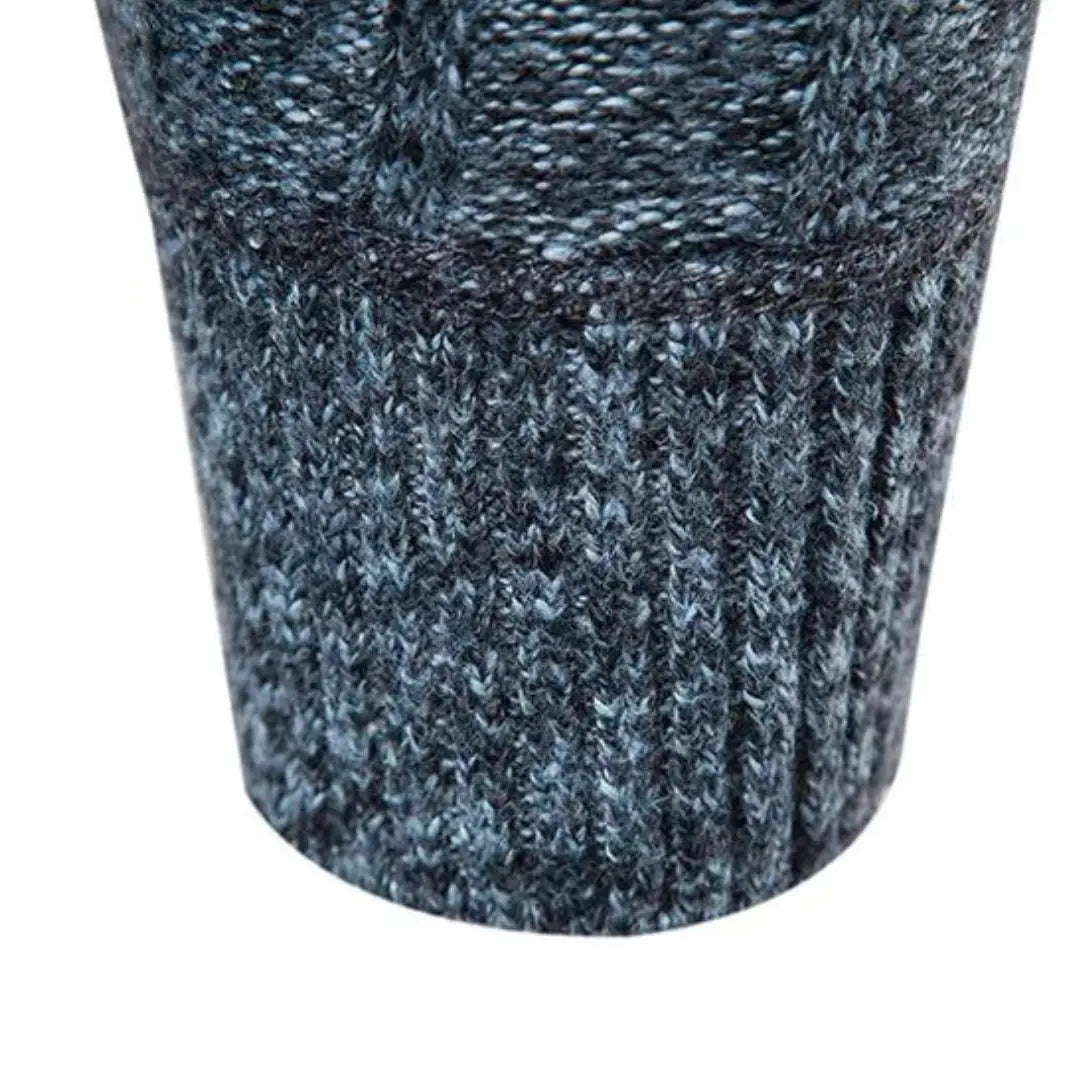 Herrkvartströja med Dragkedja Modern Stil 5