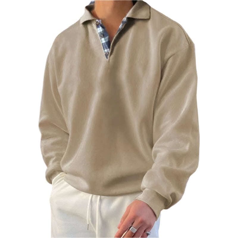 Herrpullover Lätt Material Avslappnad Passform 0